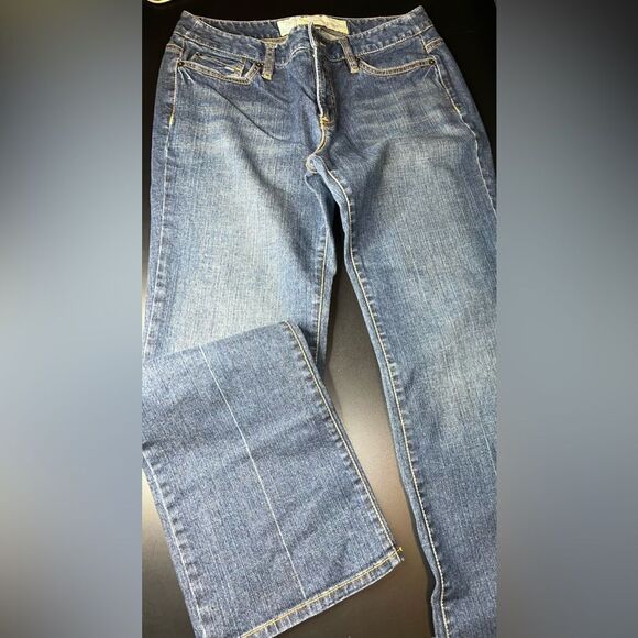Ann Taylor LOFT Blue Original Boot Jeans Size 8 EUC - Picture 1 of 10